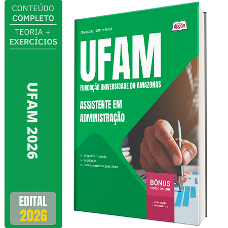 Apostila UFAM 2026 - Assistente em Administração