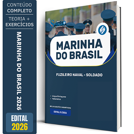 Apostila Fuzileiro Naval 2026 - Marinha do Brasil - Soldado