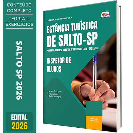 Apostila Concurso Salto SP 2026 - Inspetor de Alunos