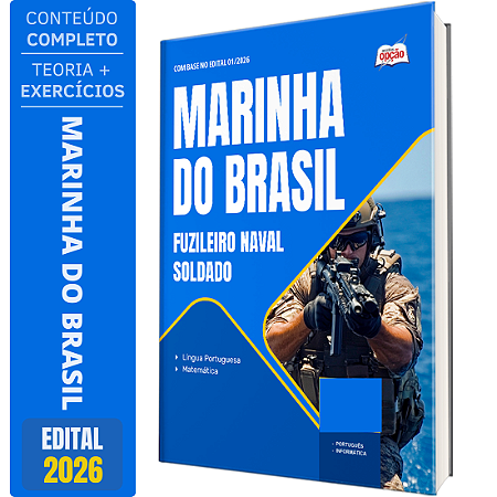 Apostila Marinha do Brasil 2026 - Fuzileiro Naval - Soldado