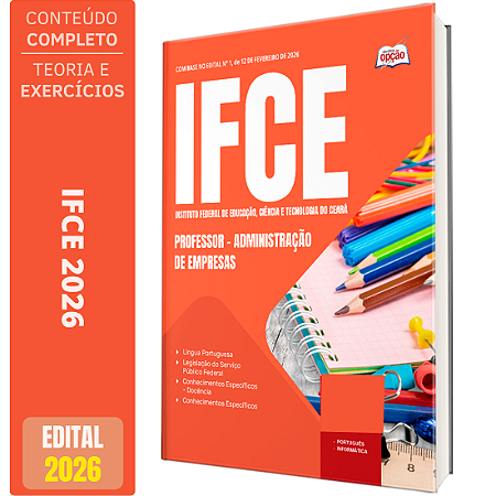 Apostila IFCE 2026 - Professor - Administração de Empresas