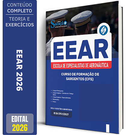 Apostila EEAR 2026 - Curso de Formação de Sargentos (CFS)