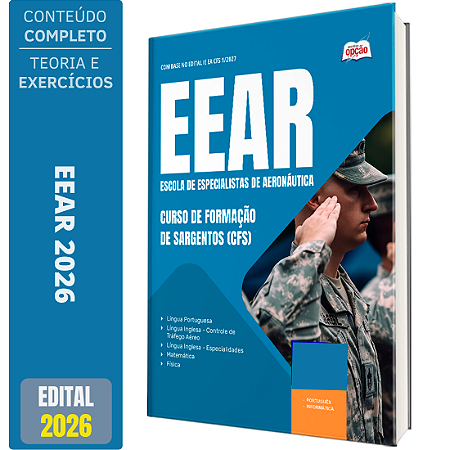 Apostila EEAR 2026 - Curso de Formação de Sargentos (CFS)