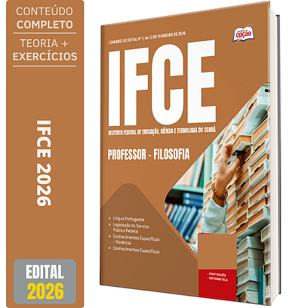 Apostila IFCE 2026 - Professor - Filosofia