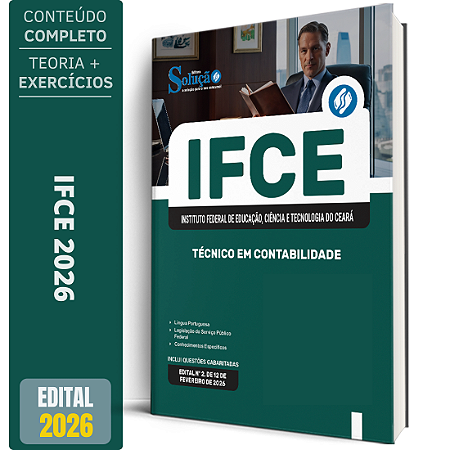 Apostila IFCE 2026 - Técnico em Contabilidade