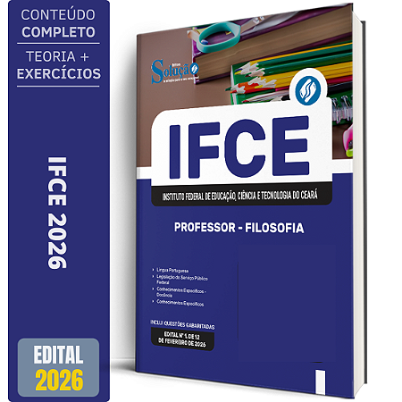 Apostila IFCE 2026 - Professor - Filosofia