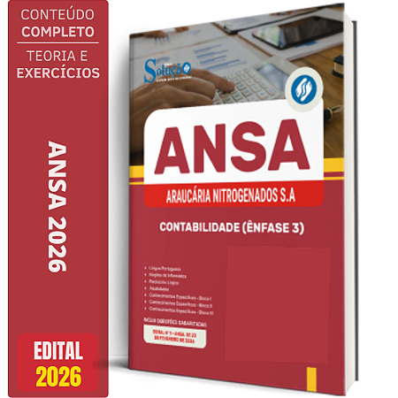 Apostila ANSA 2026 - Contabilidade - Ênfase 3