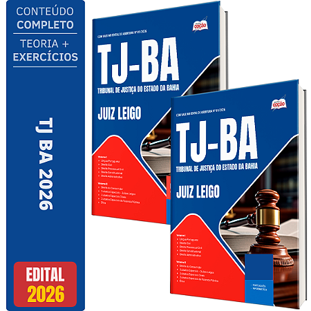 Apostila TJ BA 2026 - Juiz Leigo