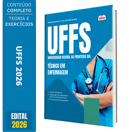 Apostila UFFS 2026 - Técnico em Enfermagem