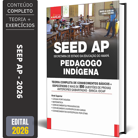 Apostila SEED AP 2026 - Pedagogo Indígena