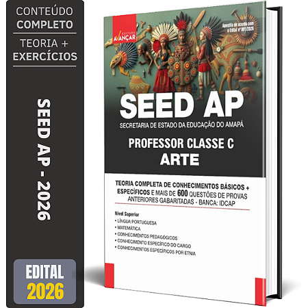 Apostila SEED AP 2026 - Professor Classe C - Arte