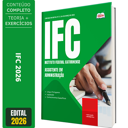 Apostila IFC 2026 - Assistente em Administração