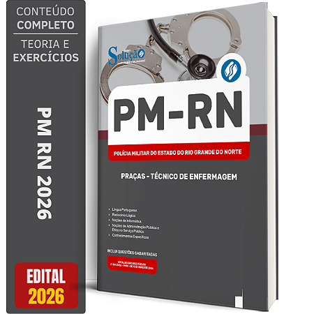 Apostila PM RN 2026 - Praças - Técnico De Enfermagem