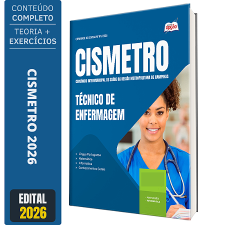 Apostila CISMETRO 2026 - Técnico de Enfermagem