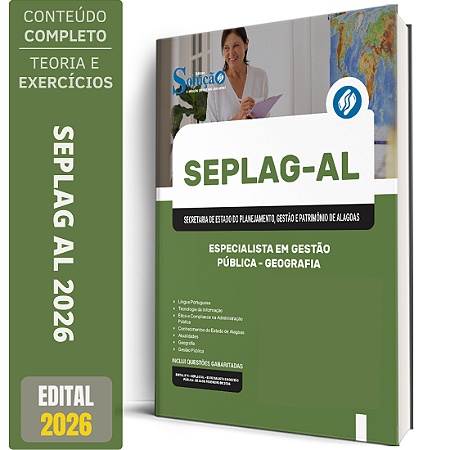 Apostila Concurso SEPLAG AL 2026 - Geografia