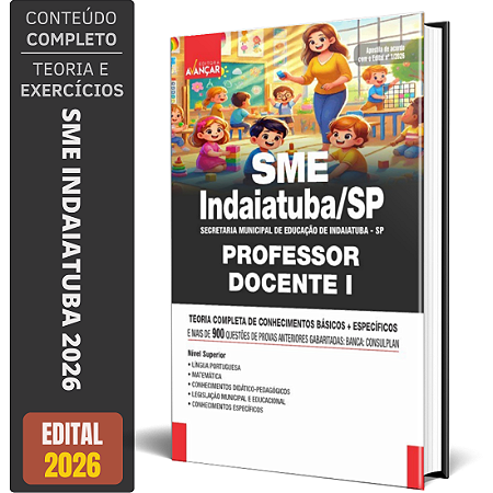 Apostila SME Idaiatuba SP 2026 - Professor Docente 1
