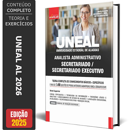 Apostila UNEAL - Analista Administrativo - Secretariado Executivo