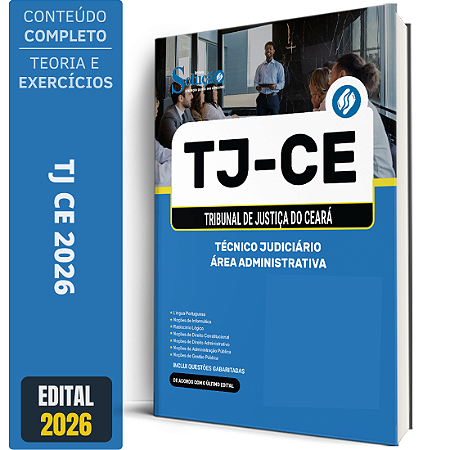 Apostila TJ CE 2026 Técnico Judiciário - Área Administrativa