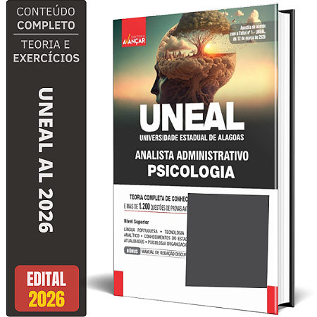 Apostila UNEAL AL 2026 - Analista Administrativo - Psicologia