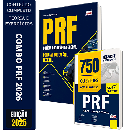 Kit PRF 2026 - Policial Rodoviario Federal