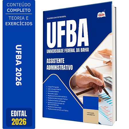 Apostila UFBA 2026 - Assistente Administrativo