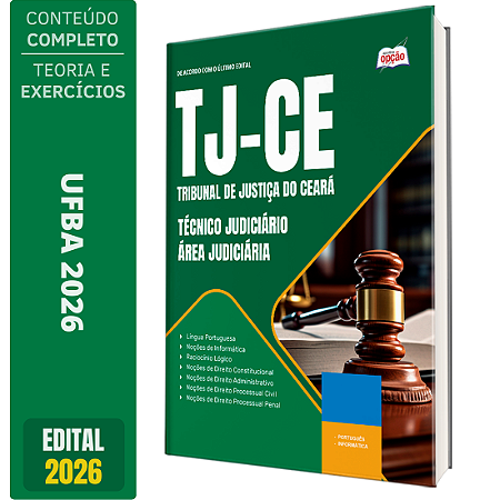 Apostila TJ CE 2026 - Técnico Judiciário - Área Judiciária