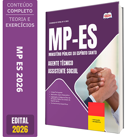 Apostila MP ES 2026 - Agente Técnico - Assistente Social