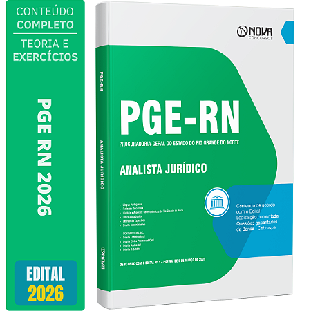 Apostila PGE RN 2026 - Analista Jurídico