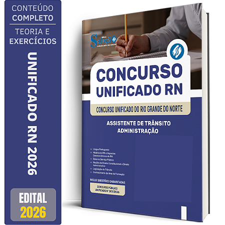 Apostila Unificado RN 2026 - Assistente de Trânsito - Administração