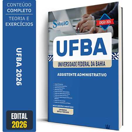 Apostila UFBA 2026 - Assistente Administrativo (Urbano)