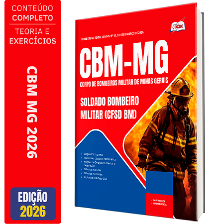 Apostila CBM MG 2026 - Soldado Bombeiro Militar