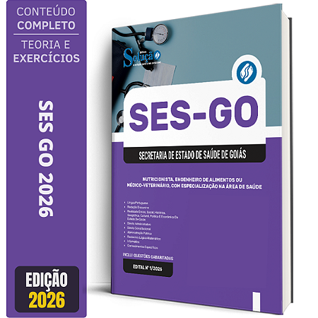 Apostila SES GO 2026 - Categoria 4: Nutricionista