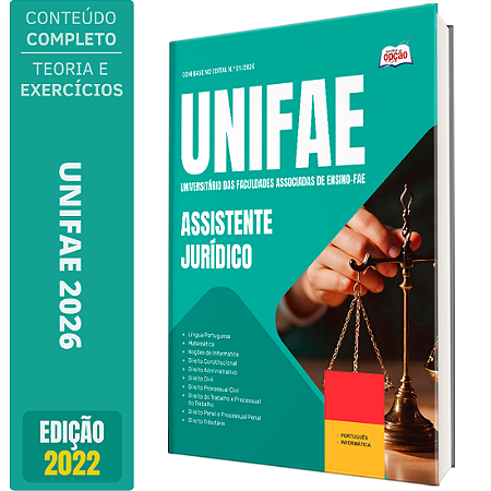 Apostila UNIFAE 2026 - Assistente Jurídico
