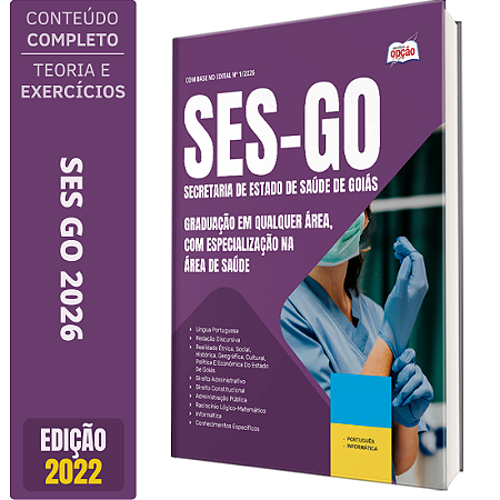 Apostila SES GO 2026 - Categoria 3: Graduação em qualquer área