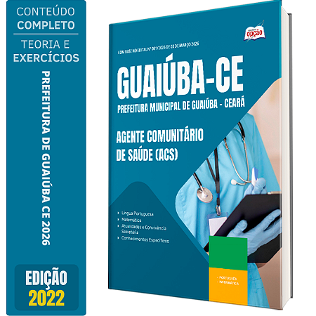 Apostila Prefeitura de Guaiúba CE 2026 - Agente Comunitário de Saúde