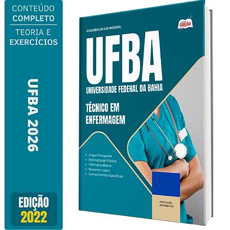 Apostila UFBA 2026 - Técnico em Enfermagem