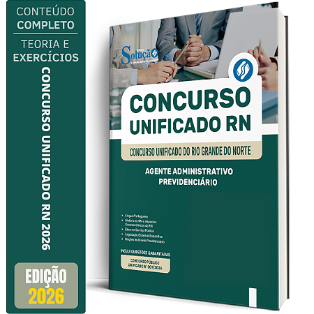 Apostila Unificado RN 2026 - Agente Administrativo Previdenciário