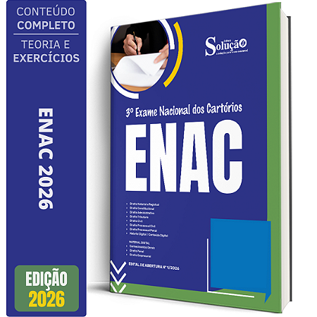 Apostila ENAC - Exame Nacional dos Cartórios 2026