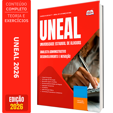 Apostila UNEAL 2026 Analista Administrativo - Desenvolvimento e Inovação