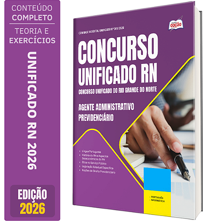Apostila Unificado RN 2026 - Agente Administrativo Previdenciário