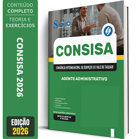 Apostila CONSISA 2026 - Agente Administrativo