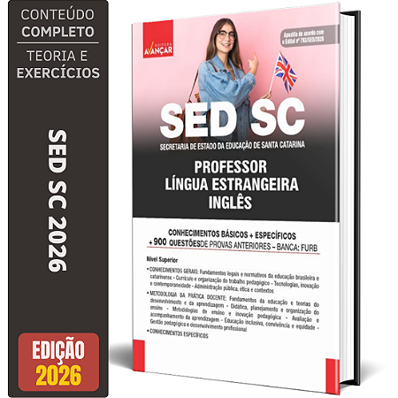 Apostila SED SC Professor - Inglês
