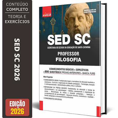 Apostila SED SC Professor - Filosofia