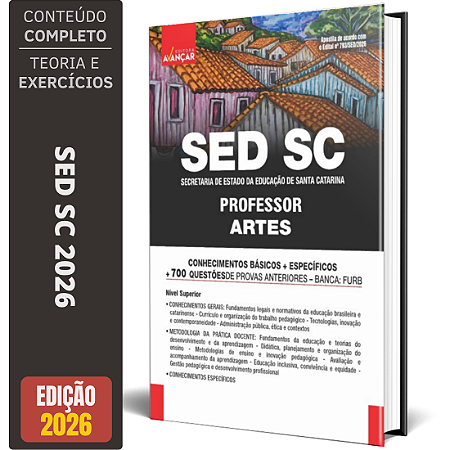 Apostila SED SC Professor - Artes
