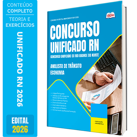 Apostila Unificado RN 2026 Analista de Trânsito - Economia