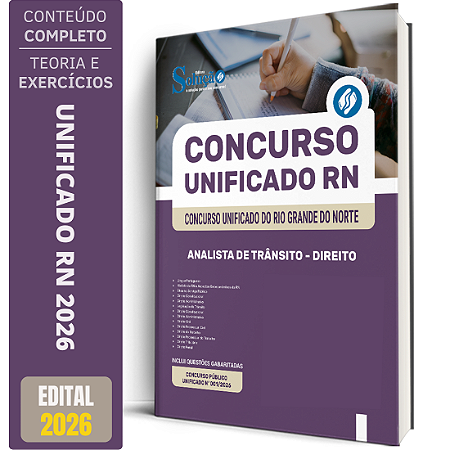 Apostila Unificado RN 2026 Analista de Trânsito - Direito