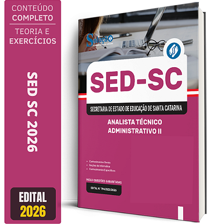 Apostila SED SC 2026 - Analista Técnico Administrativo 2