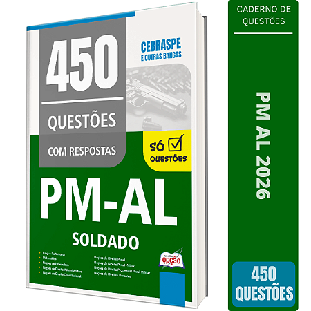 Caderno de Questões PM AL 2026 - Soldado