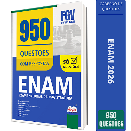 Caderno de Questões ENAM 2026 - Exame Nacional da Magistratura