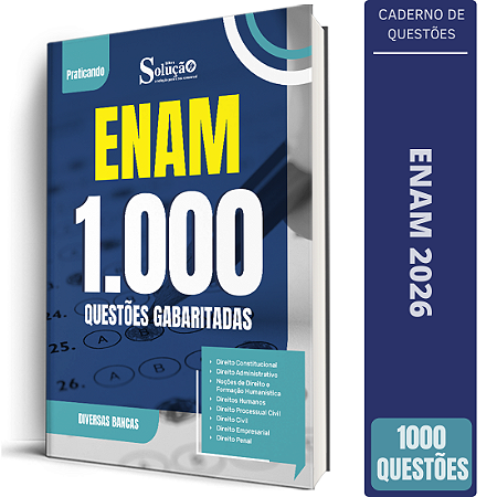 Caderno de 1000 Questões ENAM 2026